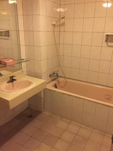 巴中圣淘沙旅馆的一间浴室