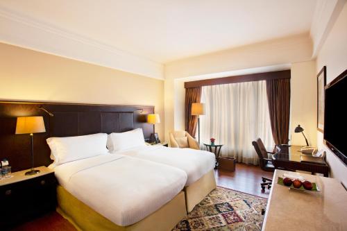 新德里尼赫鲁广场伊洛斯酒店客房内的一张或多张床位
