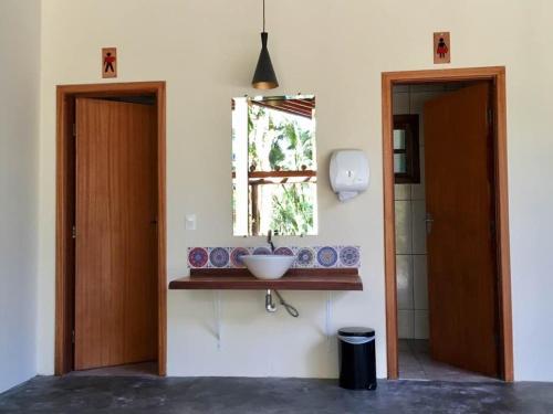Gamboa Eco Refugio Pousada的一间浴室