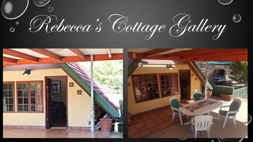 克拉伦斯Rebecca's Cottage的房屋两张照片的拼贴