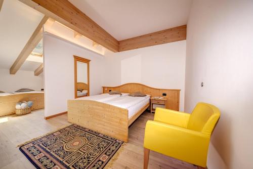 维拉迪博斯科康体酒店客房内的一张或多张床位