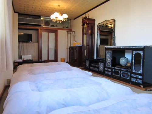 松风日式旅馆客房内的一张或多张床位