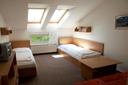 大洛西尼大洛西尼霍林卡旅馆的小房间设有两张床和电视