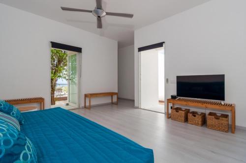 Bonaire Bay View Villa客房内的一张或多张床位
