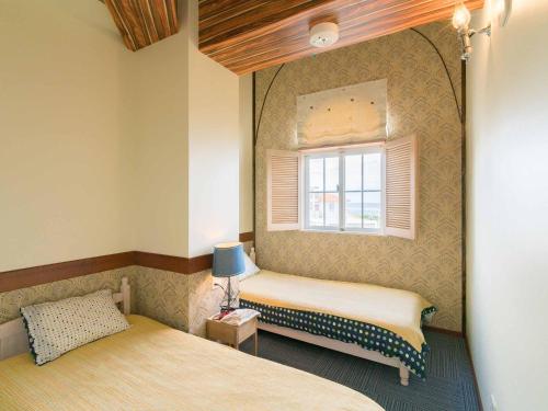 奥贝尔杰邦内谢尔拉乌特酒店客房内的一张或多张床位