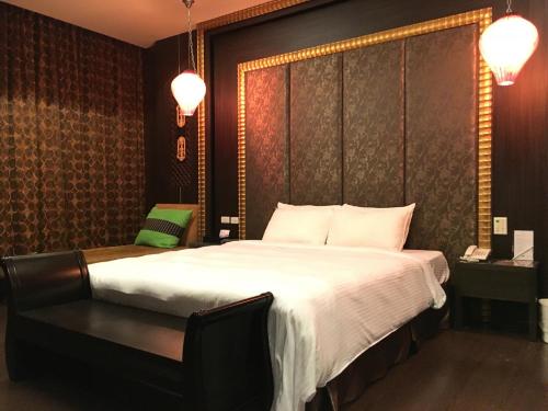 禾枫SPA汽车旅馆 - 斗六馆客房内的一张或多张床位