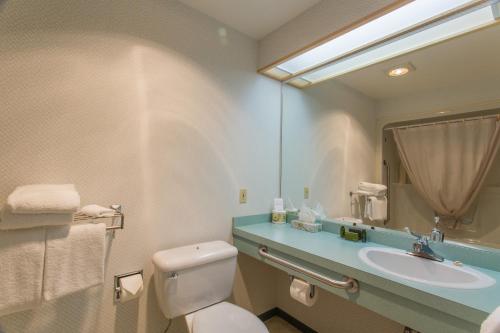 鲍威尔河市镇中心酒店的一间浴室