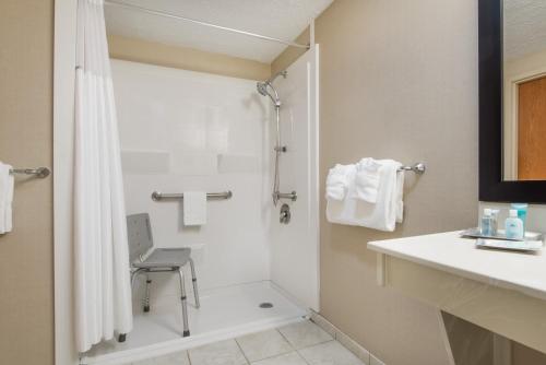 Wyndham Garden Hotel Cross Lanes Charleston的一间浴室