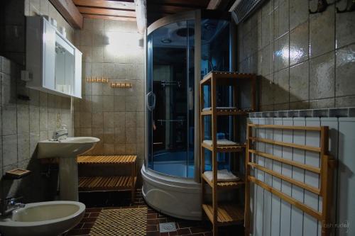 Holiday house Podhamer Marijan的一间浴室
