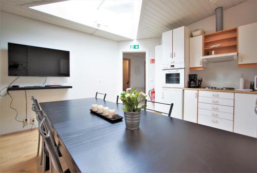 Odinn Reykjavik Odinsgata Apartments的厨房或小厨房