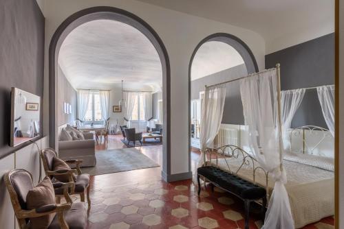 La Terrazza Sul Campo-Rooms Only的休息区