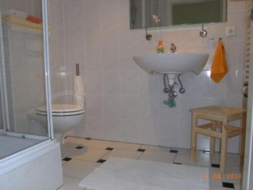 乌曼茨小克比茨WE8864公寓的一间带水槽和卫生间的浴室