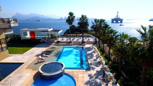 Hotel Orizzonte Niteroi by Atlantica内部或周边泳池景观