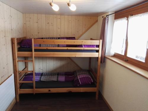伊森塔尔菲沃洛法恩布里克度假屋的双层床间 - 带两张双层床