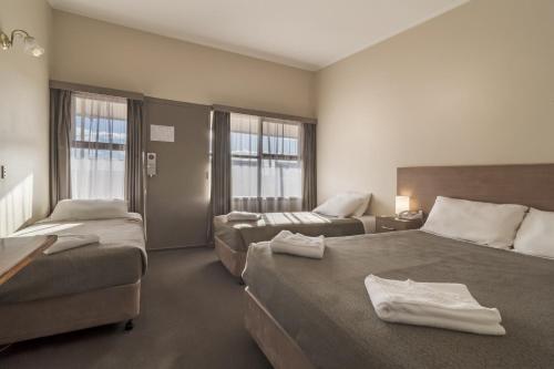 阿戈汽车旅馆 客房内的一张或多张床位
