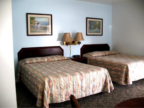 金西汽车旅馆客房内的一张或多张床位