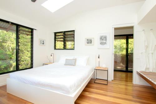 塔拉林加景山林小屋客房内的一张或多张床位