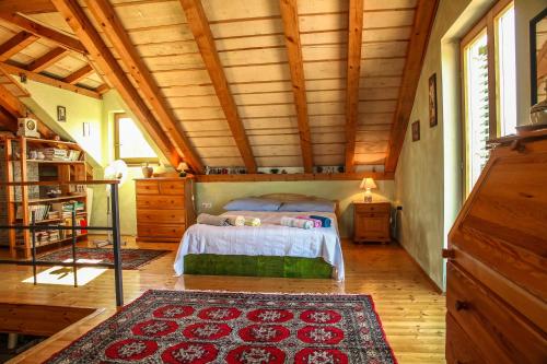 Villa Kolacje客房内的一张或多张床位
