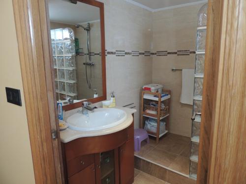 CiérvanaChaoetxea的一间带水槽和镜子的浴室