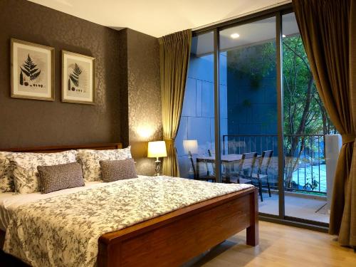 The Khao Yai客房内的一张或多张床位