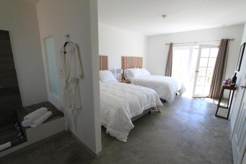 Santerra, Valle de Guadalupe客房内的一张或多张床位
