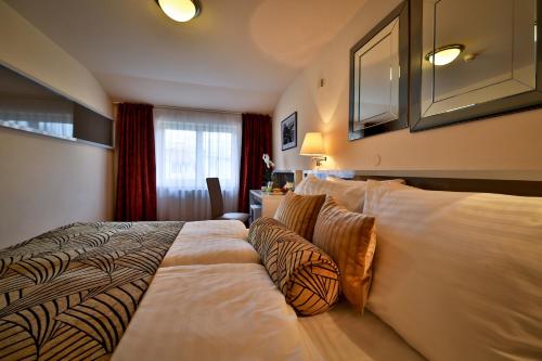 Hotel Ariston Prague客房内的一张或多张床位