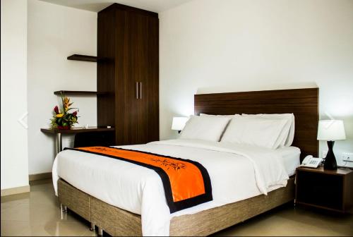 Casa Murillo Hotel客房内的一张或多张床位