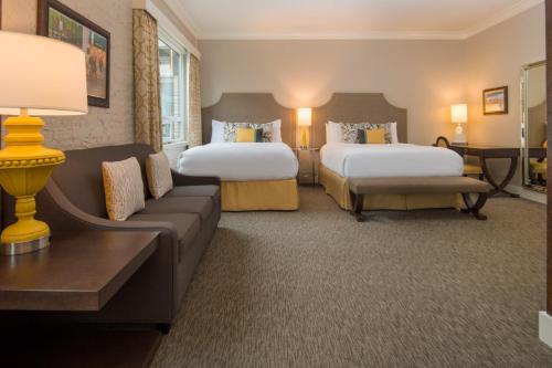 马克史宾塞酒店客房内的一张或多张床位