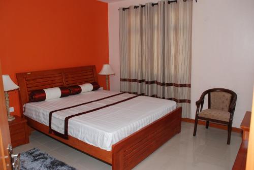 Résidence Padma客房内的一张或多张床位