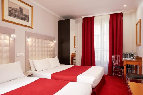 阿姆洛大酒店客房内的一张或多张床位