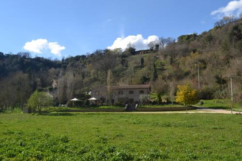 Agriturismo Le Forre del Treja外面的花园