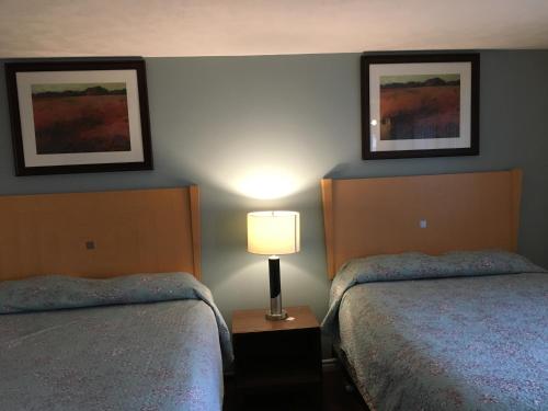 圣帕洛汽车旅馆客房内的一张或多张床位