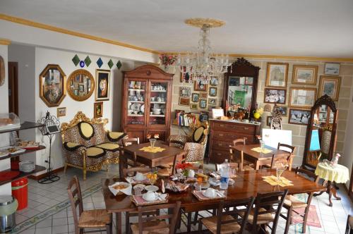 Guest House Al Gattopardo餐厅或其他用餐的地方