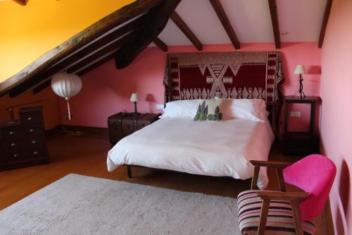 莱克托拉尔德安略酒店客房内的一张或多张床位