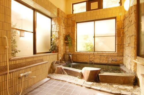 渚山庄的一间浴室