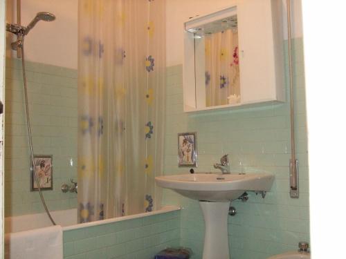 泰塞拉Venice Lagoon House B&B的一间带水槽和淋浴的浴室