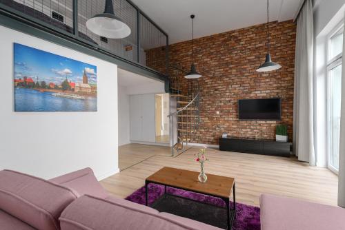 Easy Apartments Wrocław的休息区