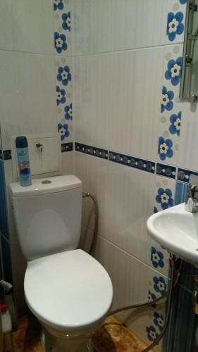 纳尔瓦约埃苏La Pina的浴室配有白色卫生间和盥洗盆。