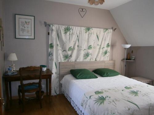 Maison d'hôtes "Bienlivien"客房内的一张或多张床位