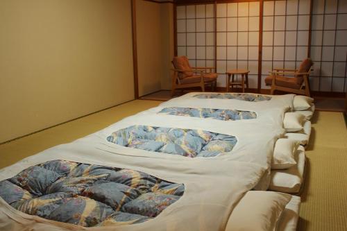 宫岛海边酒店 客房内的一张或多张床位