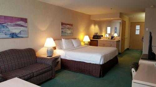 猛犸湖希罗酒店客房内的一张或多张床位