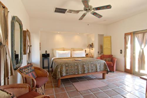 博雷戈山谷宾馆客房内的一张或多张床位