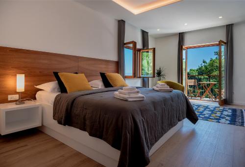 Villa Nova Brac客房内的一张或多张床位