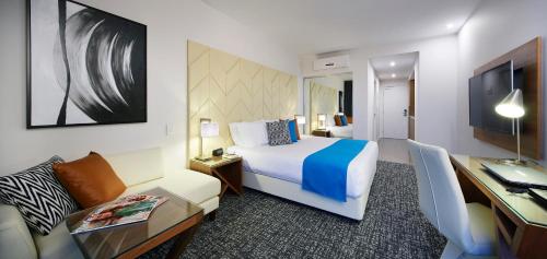 西珀斯塞贝尔公寓式酒店客房内的一张或多张床位