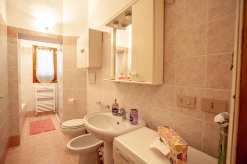 卡斯德尔诺沃贝拉登卡La casa di Francesca的一间带水槽和卫生间的浴室