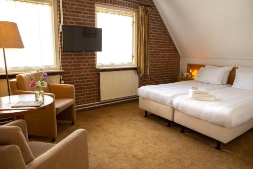 荷兰之家客房内的一张或多张床位