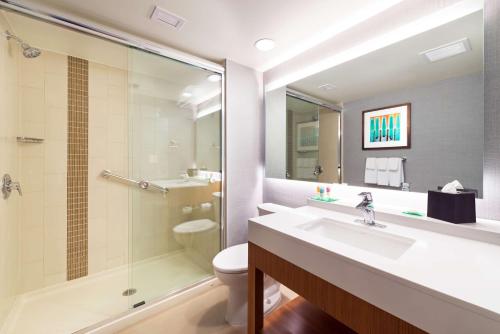 纳什维尔市中心凯悦嘉轩酒店的一间浴室