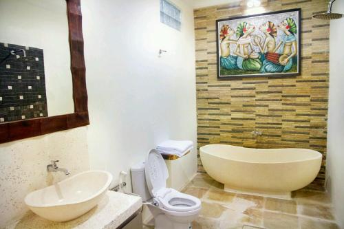 摩诃旅馆的一间浴室