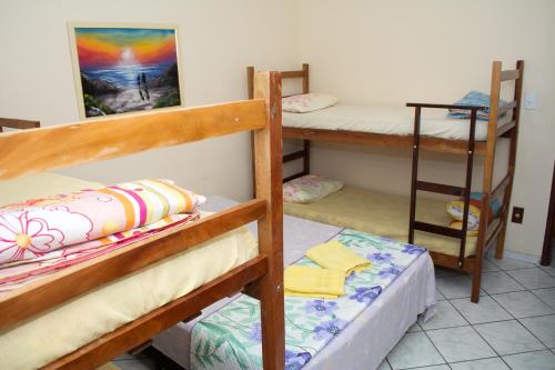Pousada São Rafael客房内的一张或多张双层床