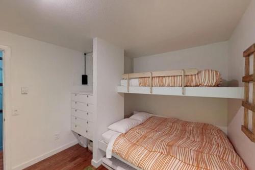哥德伍德Brighton #116的一间卧室设有两张双层床和梯子